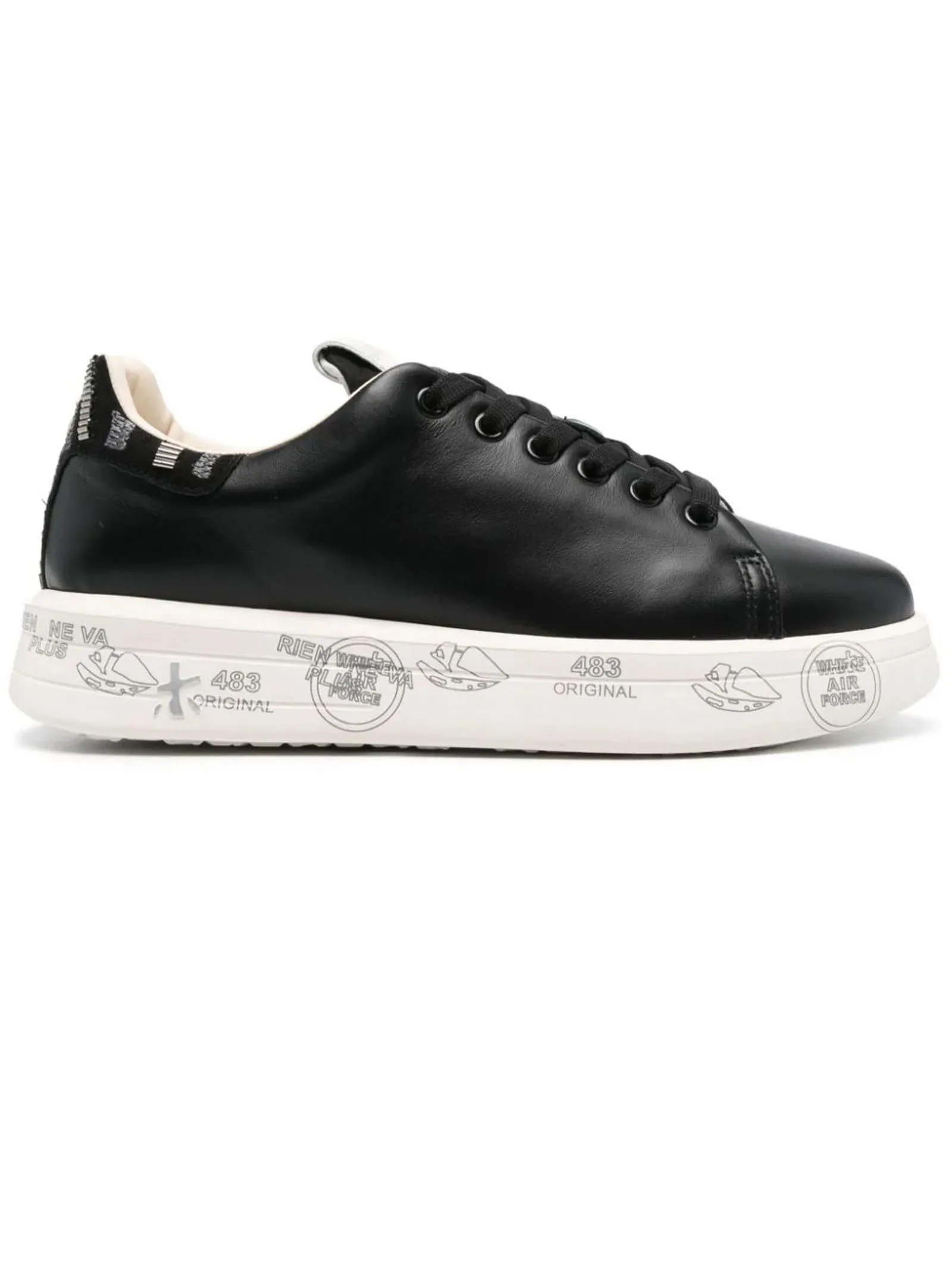 PREMIATA Calzature,Sneakers Sneakers Belle in pelle di vitello nero 