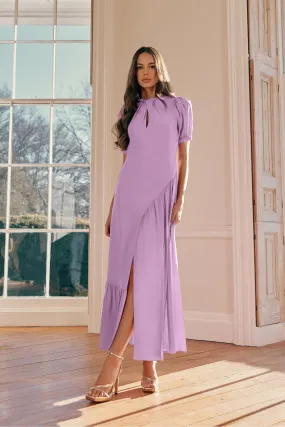 Ro&Zo Purple - Scarlett Lilac Keyhole Front Maxi Dress