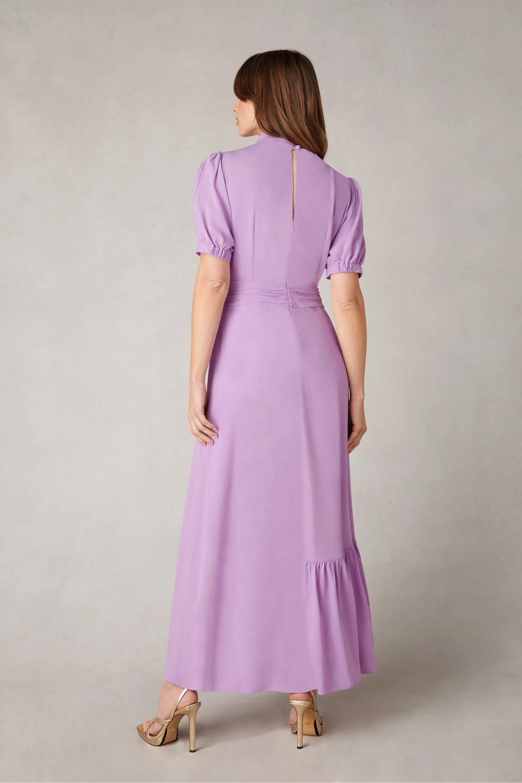 Ro&Zo Purple - Scarlett Lilac Keyhole Front Maxi Dress