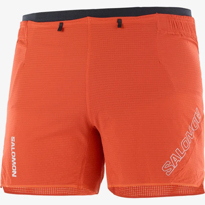 Salomon Sense Aero 5'' Short Fiery Red - Pantaloncini Trail Running