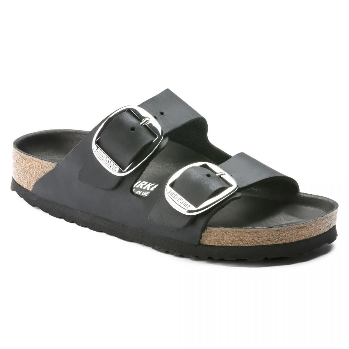 SANDALI  BIRKENSTOCK ARIZONA BIGBUCKLE OILED LEATHER 1011075 BLACK