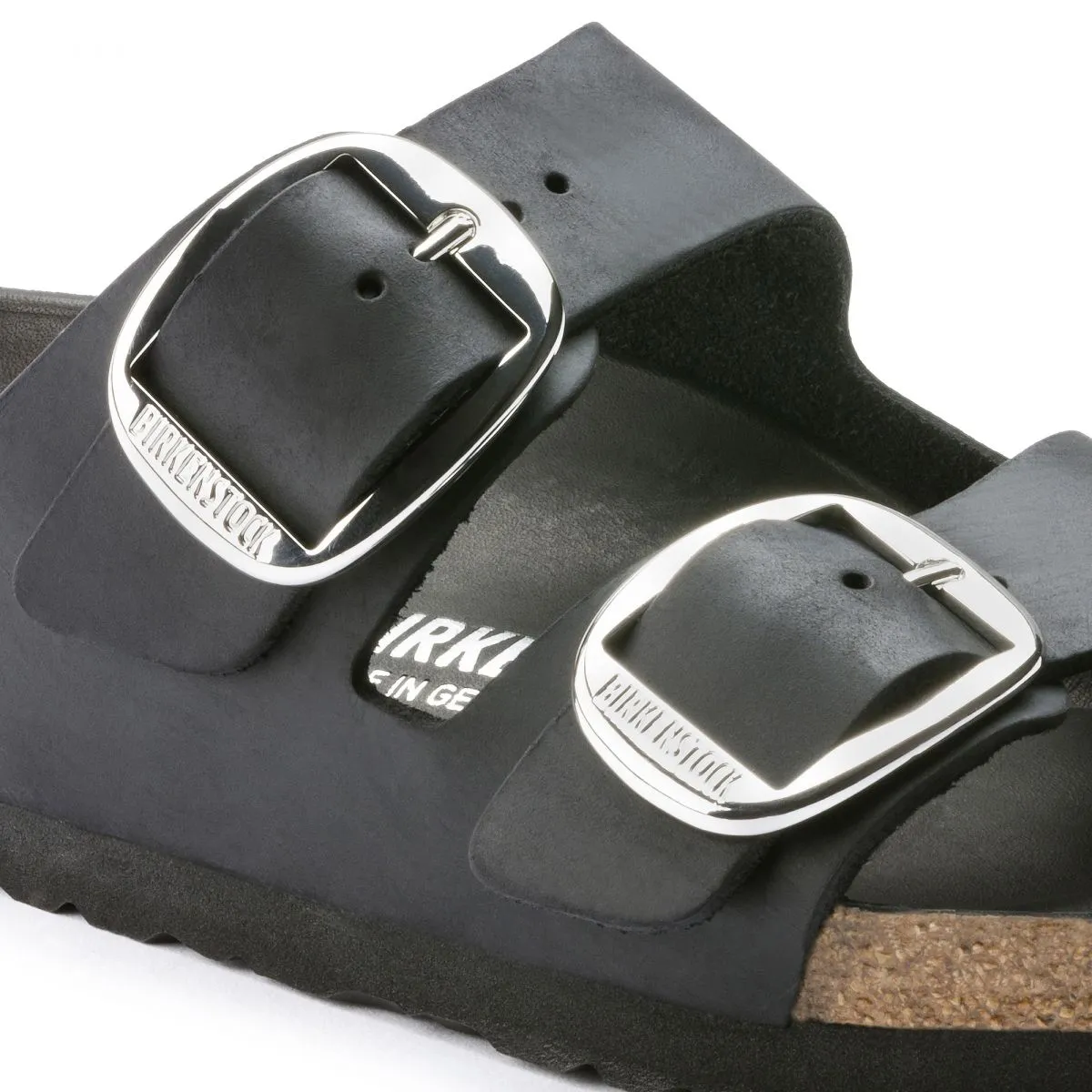 SANDALI  BIRKENSTOCK ARIZONA BIGBUCKLE OILED LEATHER 1011075 BLACK