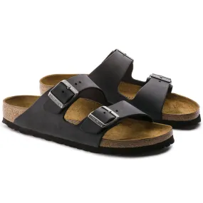 SANDALI  BIRKENSTOCK ARIZONA OILED LEATHER 552113 BLACK