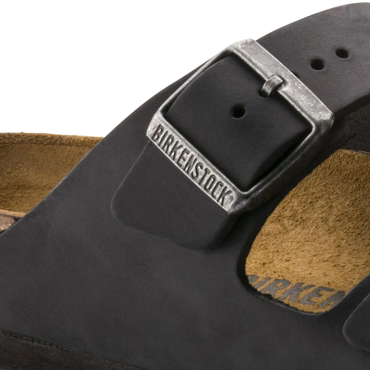 SANDALI  BIRKENSTOCK ARIZONA OILED LEATHER 552113 BLACK