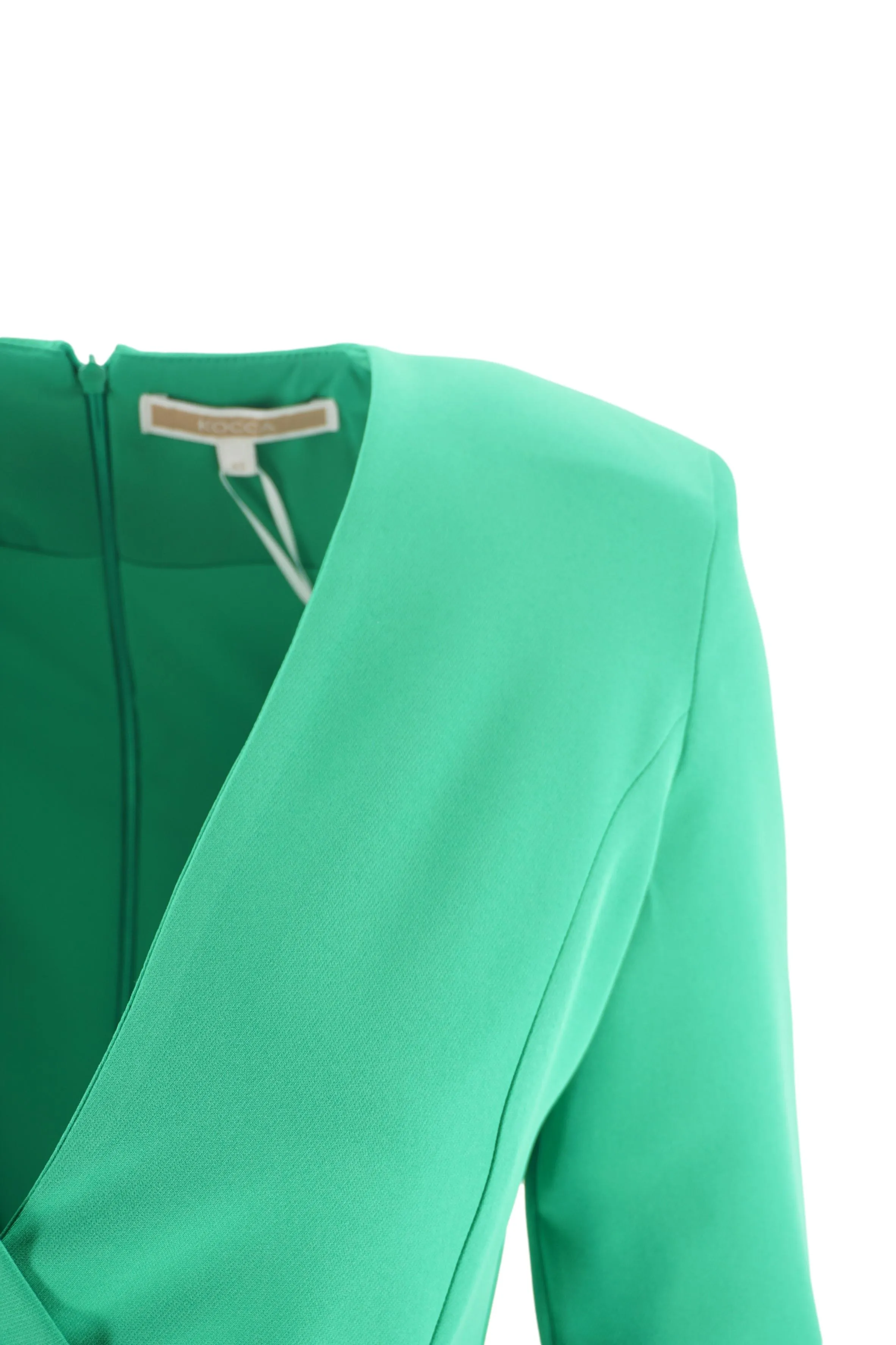 Short Dress with V-Neck Kocca / Green