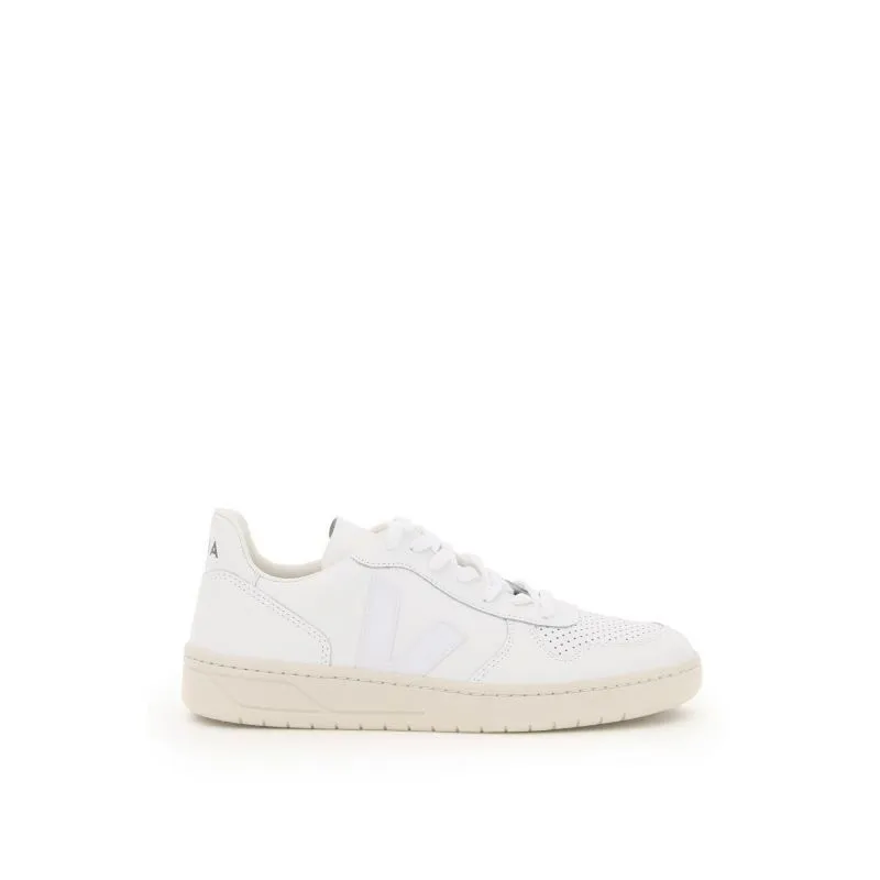 Sneakers V-10 in pelle
