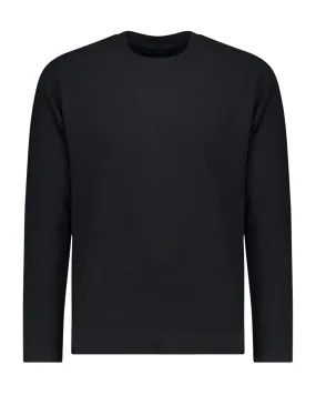 T-shirt manica lunga jersey nero