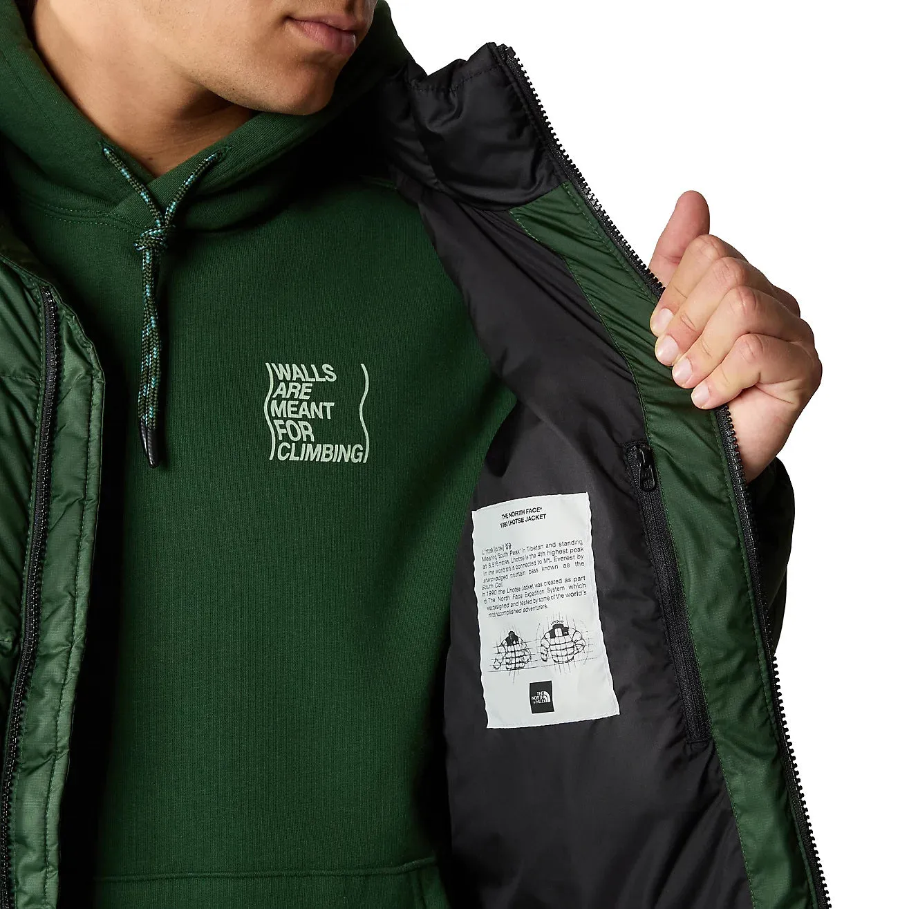 The North Face Men'S Lhotse Jacket Piumino Verde Uomo