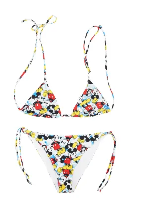 Triangle bikini and Regular briefs / Light blue