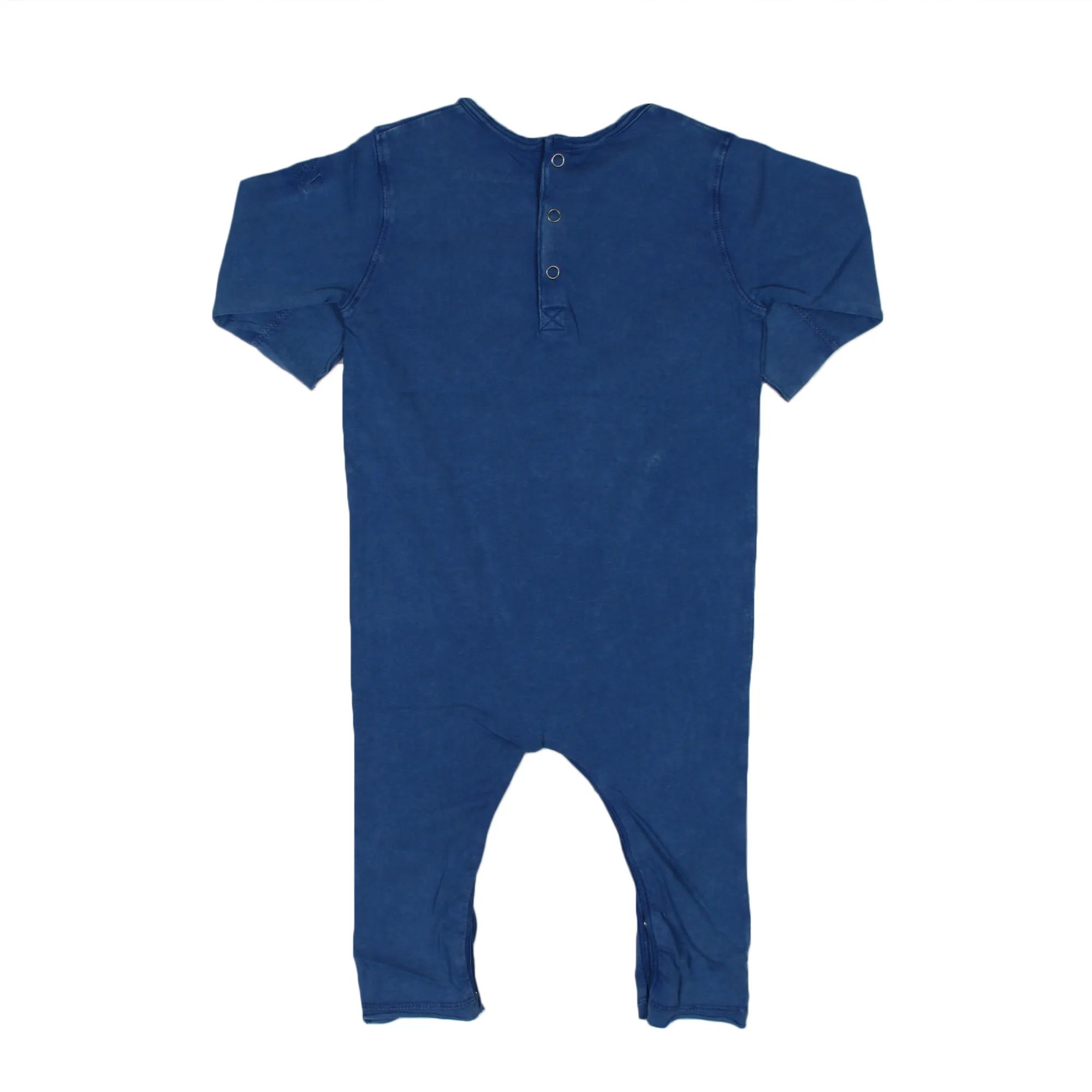 Tutina Bimbo In Jersey Blu Con Stampa Heroes