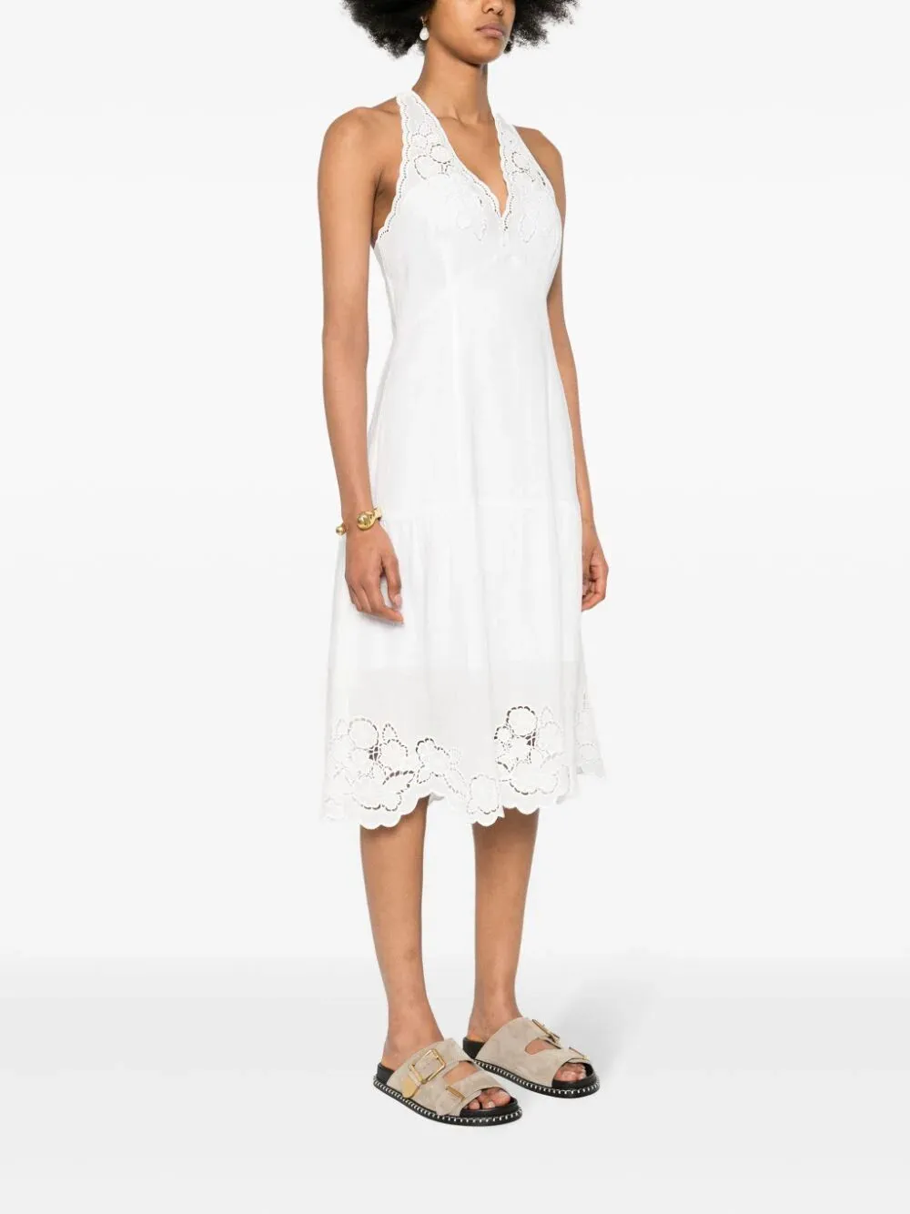 TWINSET BRODERIE ANGLAISE DRESS