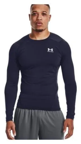 Under Armour Heatgear Armour Long Sleeve Compression Jersey Blue