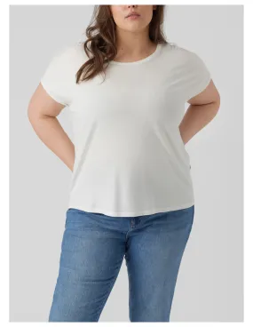 VERO MODA CURVE T-SHIRT DONNA AYA PLAIN SS TOP GA