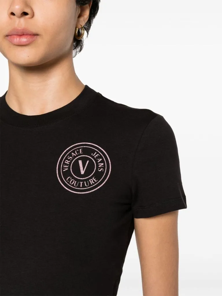 versace jeans couture T-shirt stampa logo