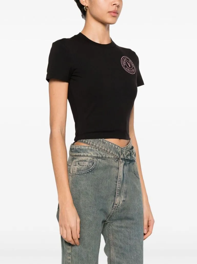 versace jeans couture T-shirt stampa logo