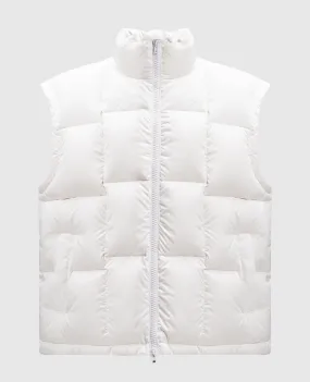 Vetements Gilet in piumino bianco con logo UA65JA105W