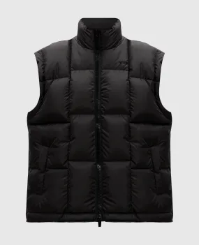 Vetements Gilet in piumino nero con ricamo logo UA65JA105BW