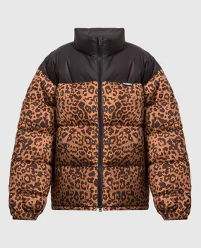 Vetements Piumino in stampa leopardata con logo UE54JA120L