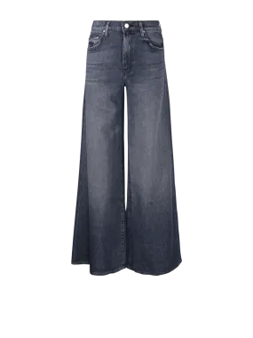 WOMAN MOTHER BLUE COTTON THE SWISHER SNEAK JEANS