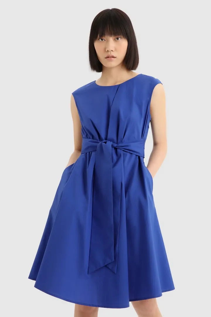 Woolrich dress in Poplin / Bluette