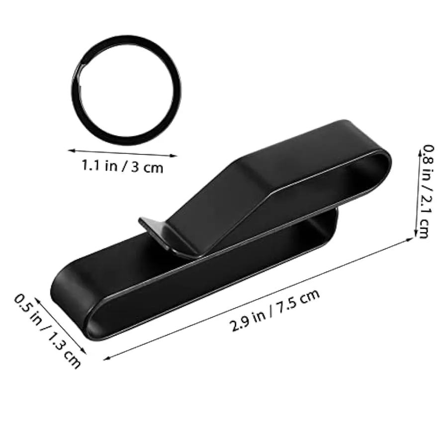 Yardwe 4 Pz clip chiave clip di per portachiavi con clip portachiavi invisibile uomini auto accessori macchina clip da cintura g